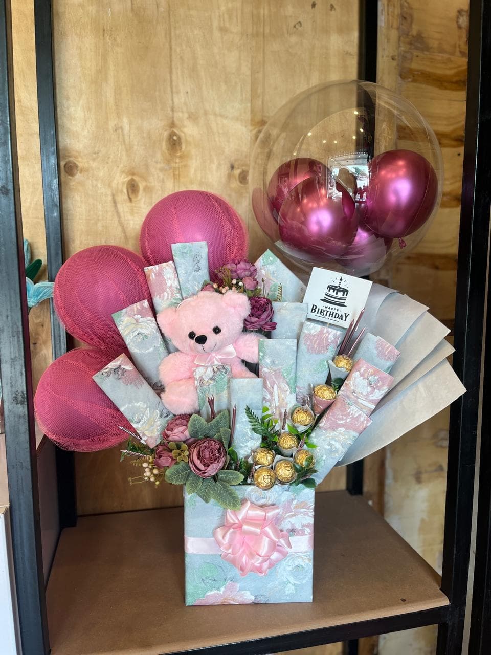 Birthday Teddy & Chocolate Box