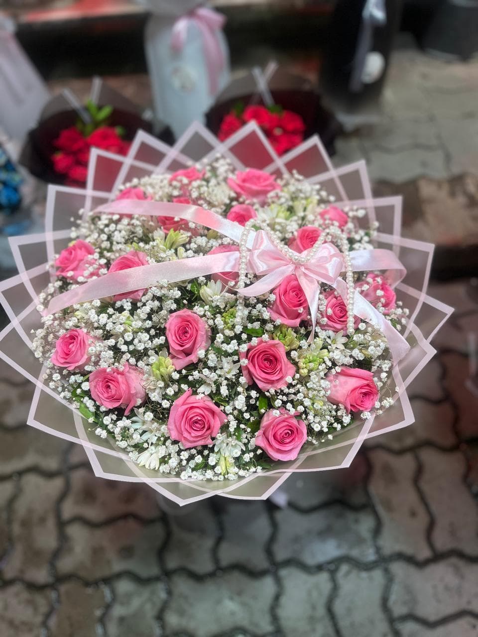 Snack Gift Box With Mug & Roses